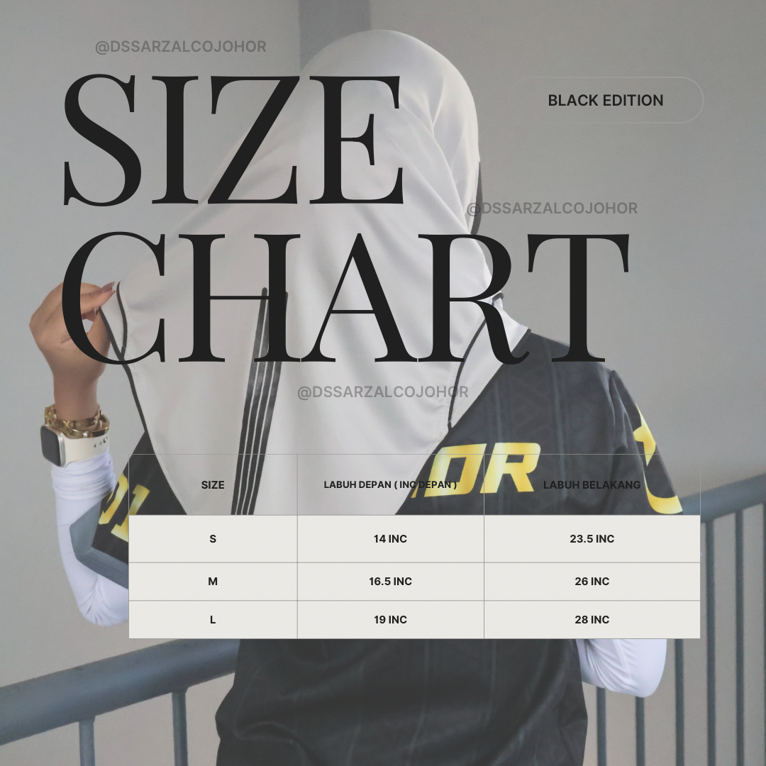 LADYBLACK SPORT JERSEY HEEJAB