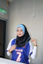 BLACK BLUE SPORT JERSEY HEEJAB BY
