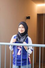 ALL BLACK BLUE SPORT JERSEY HEEJAB