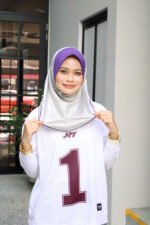 GREY PURPLE SPORT JERSEY HEEJAB