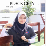 BLACK GRAY SPORT JERSEY HEEJAB BY DSSARZAL