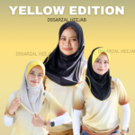 ALL BLACK YELLOW SPORT JERSEY HEEJAB