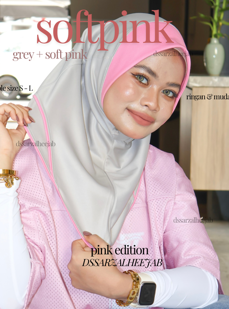 SOFT PINK SPORT JERSEY HEEJAB
