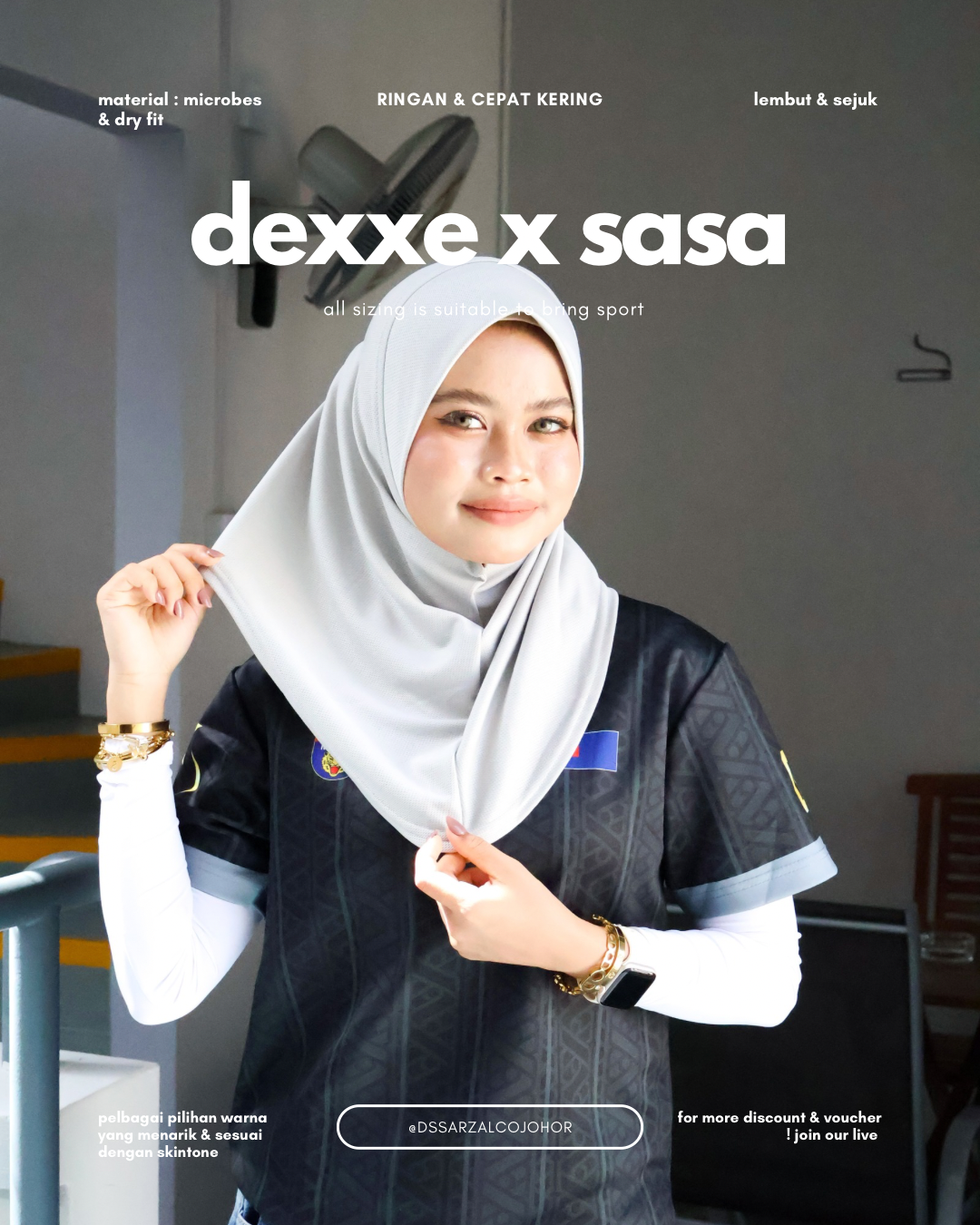 DEXXE X SASA COLLBRATION EDITION SPORT HEEJAB