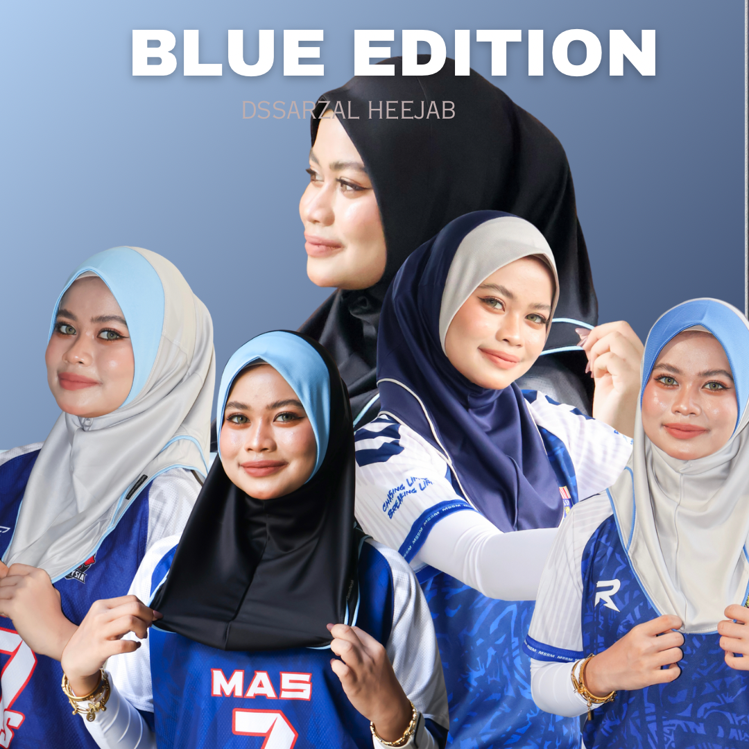 SOFT BLUE SPORT JERSEY HEEJAB